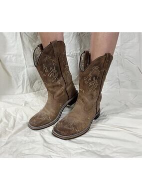 Smoky Mountain Girls Brown Leather Western Cowgirl Rodeo Country 1R